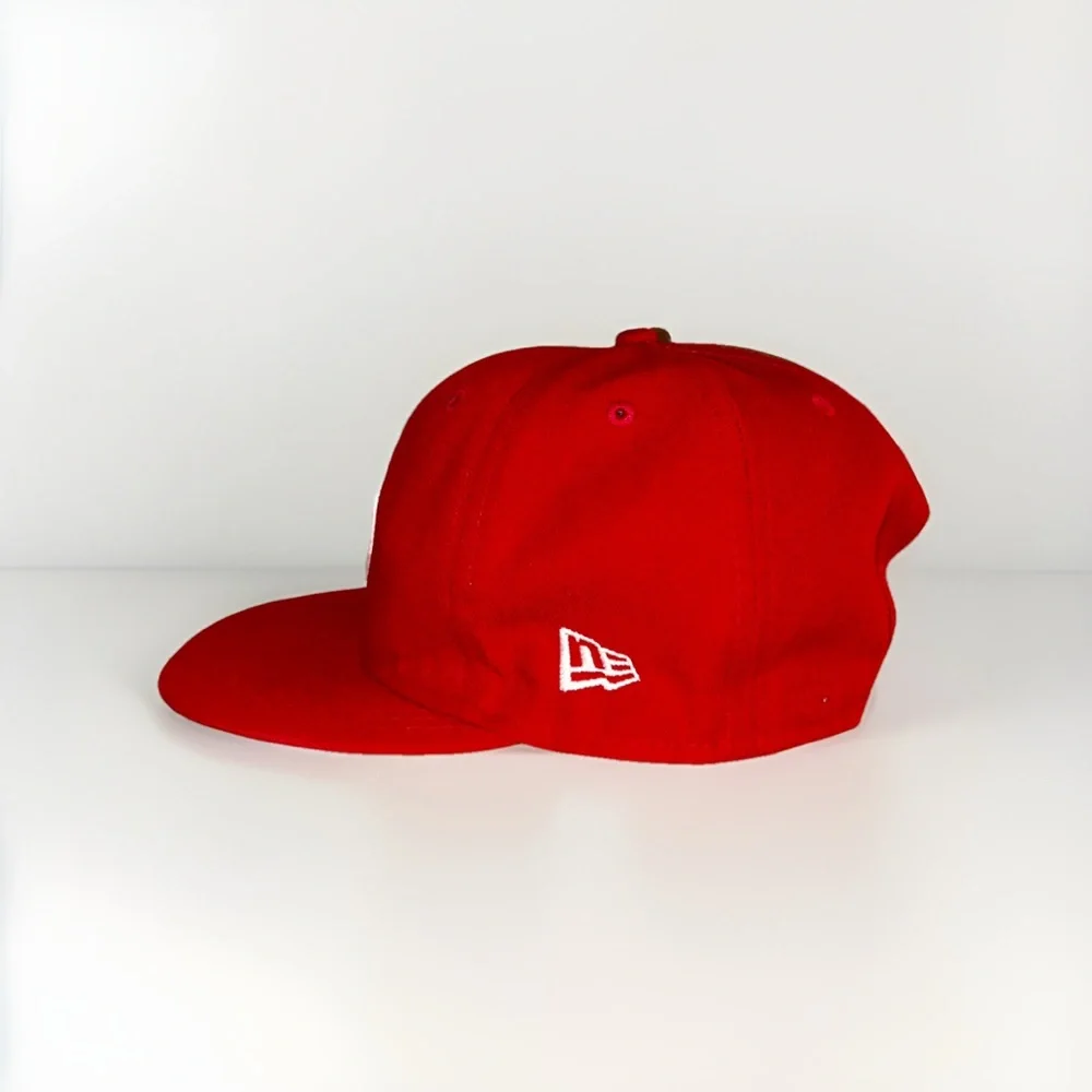 Red MLB New York Yankees Snapback Hat - 9FIFTY Baseball Cap - Picture 3 of 8